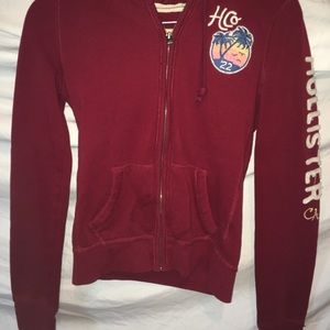 Red Hollister Hoodie